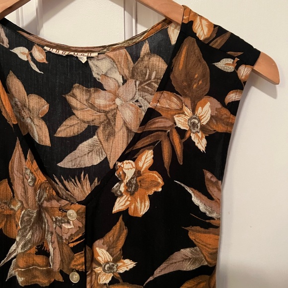 Vintage Brenda Walsh Style Floral Dress Medium - Picture 8 of 11